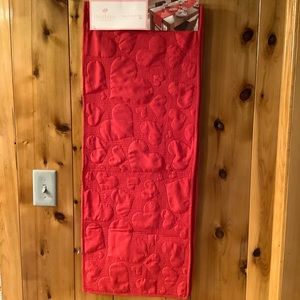 Storehouse Red Rhapsody Hearts Table Runner